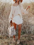Lovelet Lace Detail Layered Skirt - Trendsi