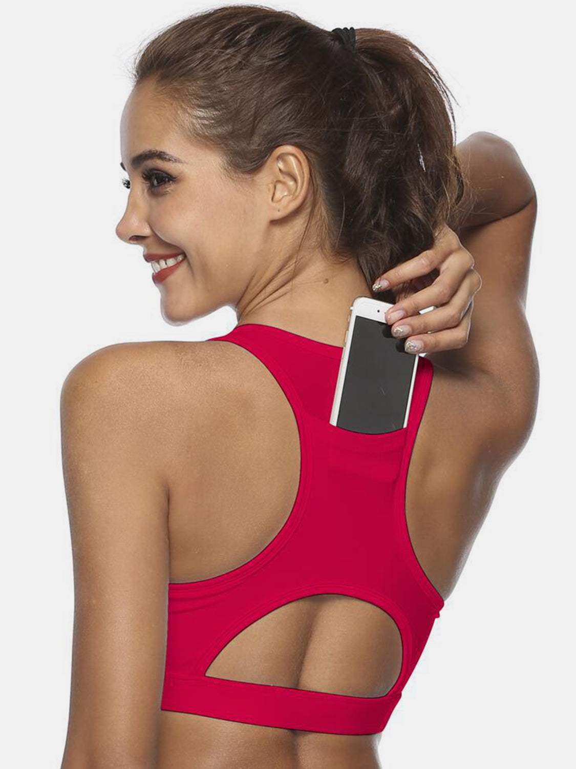 Cutout Scoop Neck Active Tank - Trendsi - Flyclothing LLC
