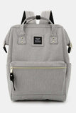 Himawari Waterproof Canvas Backpack Bag with Side Pockets - Trendsi - Flyclothing LLC