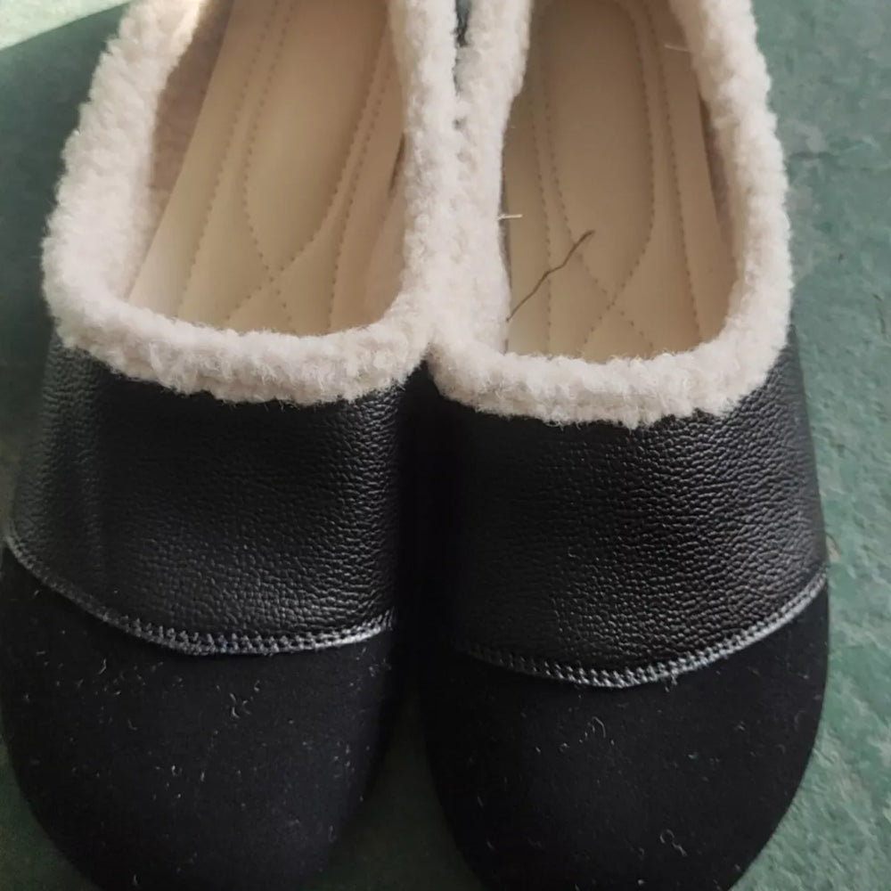Plush-Lined Slip-Ons - Trendsi - Flyclothing LLC
