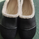 Plush-Lined Slip-Ons - Trendsi - Flyclothing LLC