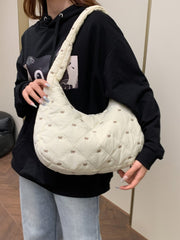 Bow Polyester Shoulder Bag - Trendsi