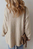 Pocketed Button Up Long Sleeve Cardigan - Trendsi - Flyclothing LLC