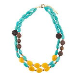 Agave Mixed Stone Statement Necklace - Barse Jewelry