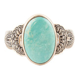 Agave Turquoise and Bronze Statement Cuff Bracelet - Barse Jewelry - Flyclothing LLC