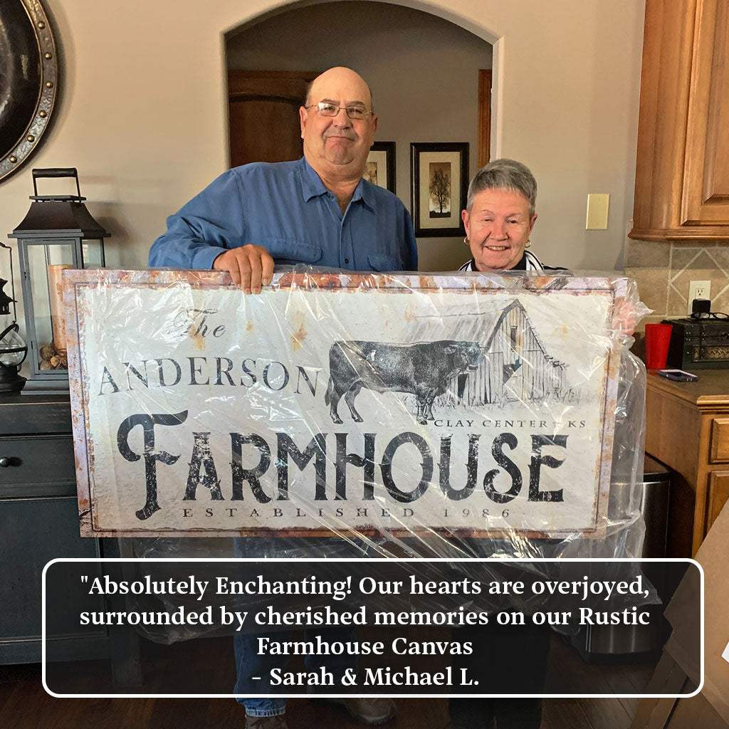 Rustic Farmhouse Sign - Tailored Canvases - Flyclothing LLC
