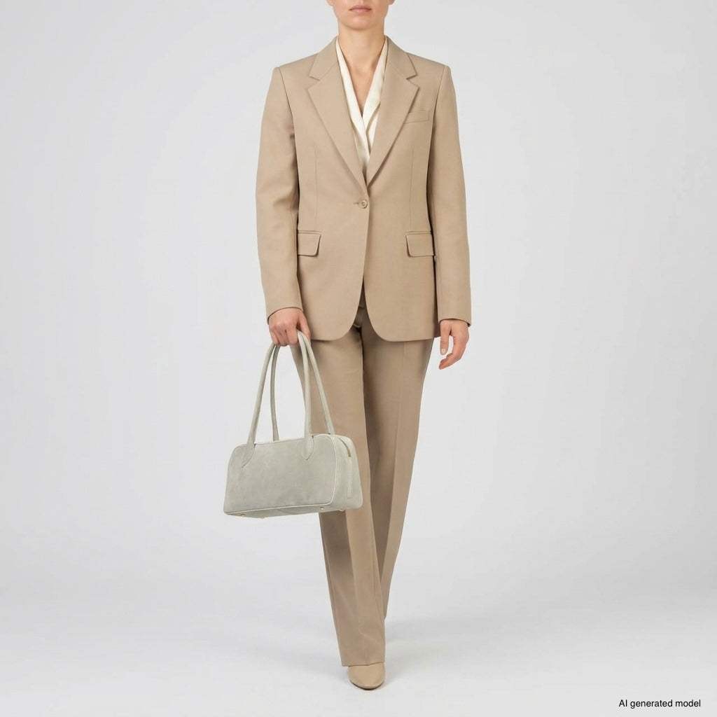 Italian Genuine Suede Shoulder Bag | Pavia