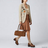 Italian Genuine Suede Shoulder Bag | Pavia