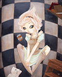Black Market Art Company Alice Down the Rabbit Hole Print