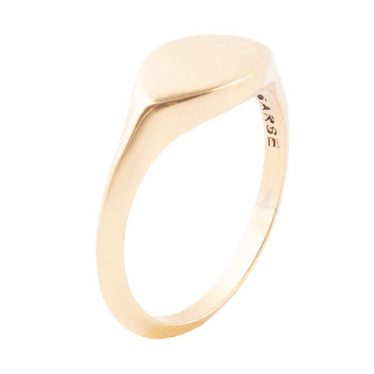All Bronze Small Signet Ring - Barse Jewelry - Flyclothing LLC