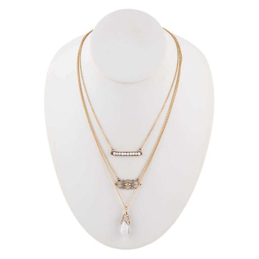 White Howlite and Bronze All Layered Up - Barse Jewelry - Flyclothing LLC