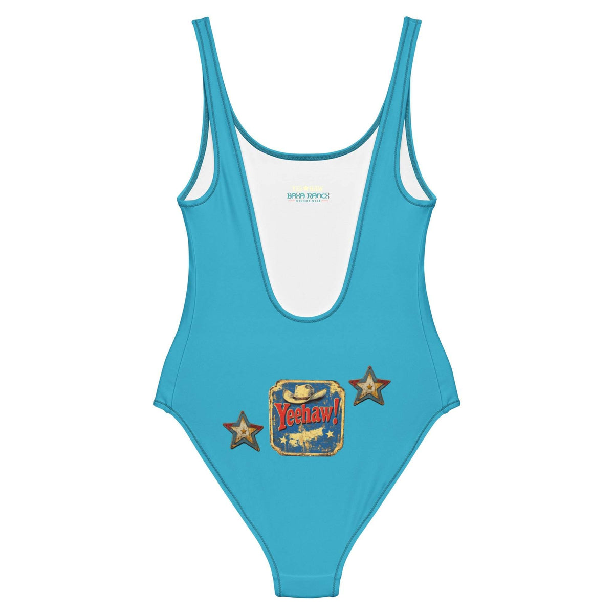 Baha Ranch Yeehaw Vintage Cowgirl One-Piece Swimsuit - Baha Ranch Western Wear - Flyclothing LLC
