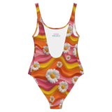 Baha Ranch Yeehaw Groovy Floral One-Piece Swimsuit - Baha Ranch Western Wear - Flyclothing LLC