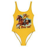 Baha Ranch Yeehaw Ride 'Em Cowgirl One-Piece Swimsuit - Baha Ranch Western Wear - Flyclothing LLC