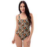 Baha Ranch Yeehaw Southwest Diamond One-Piece Swimsuit