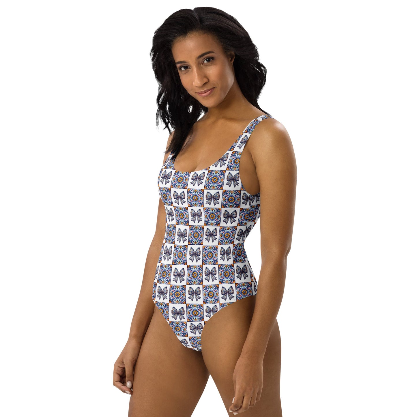 Baha Ranch Yeehaw Talavera One-Piece Swimsuit