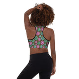 Pink Turquoise Cowgirl Sports Bra