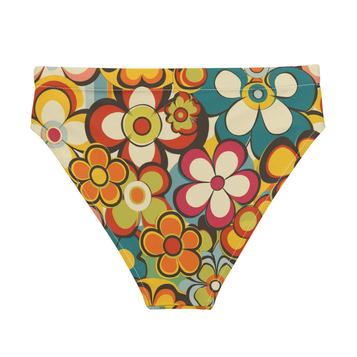 Baha Ranch Yeehaw Woodstock Retro Floral Bikini Bottom - Baha Ranch Western Wear - Flyclothing LLC