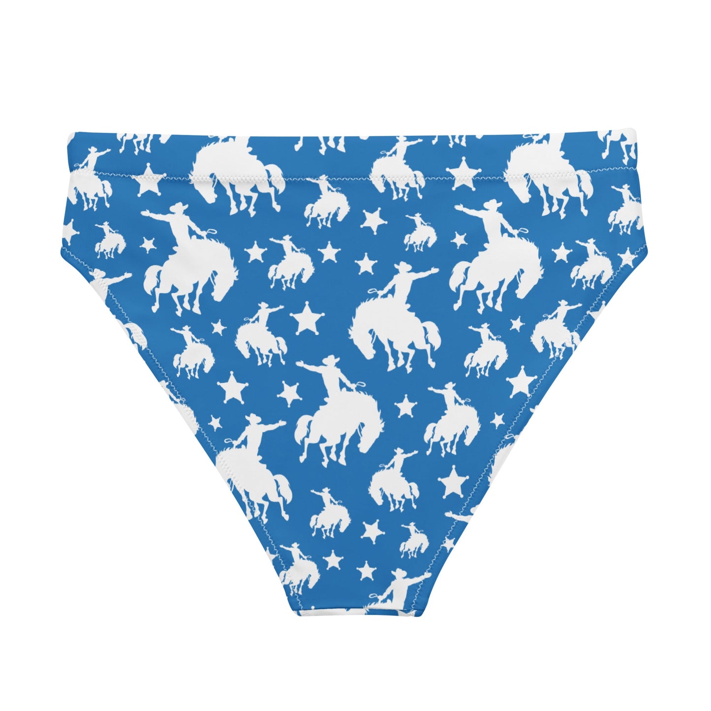 Baha Ranch Yeehaw Blue Rodeo Cowboy Bikini Bottom