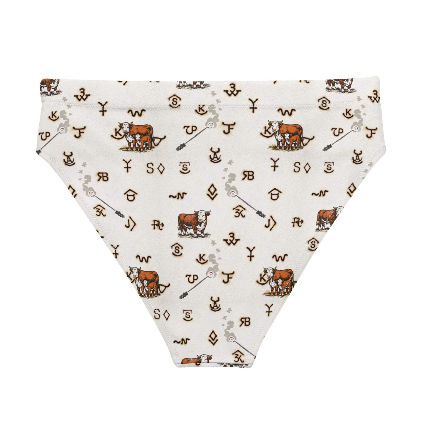 Baha Ranch Yeehaw Hereford Brands Bikini Bottom - Baha Ranch Western Wear - Flyclothing LLC