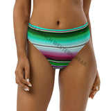 Baha Ranch Yeehaw Aqua Serape Bikini Bottom