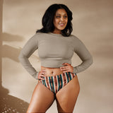 Baha Ranch Yeehaw Cocoa Aztec Bikini Bottom
