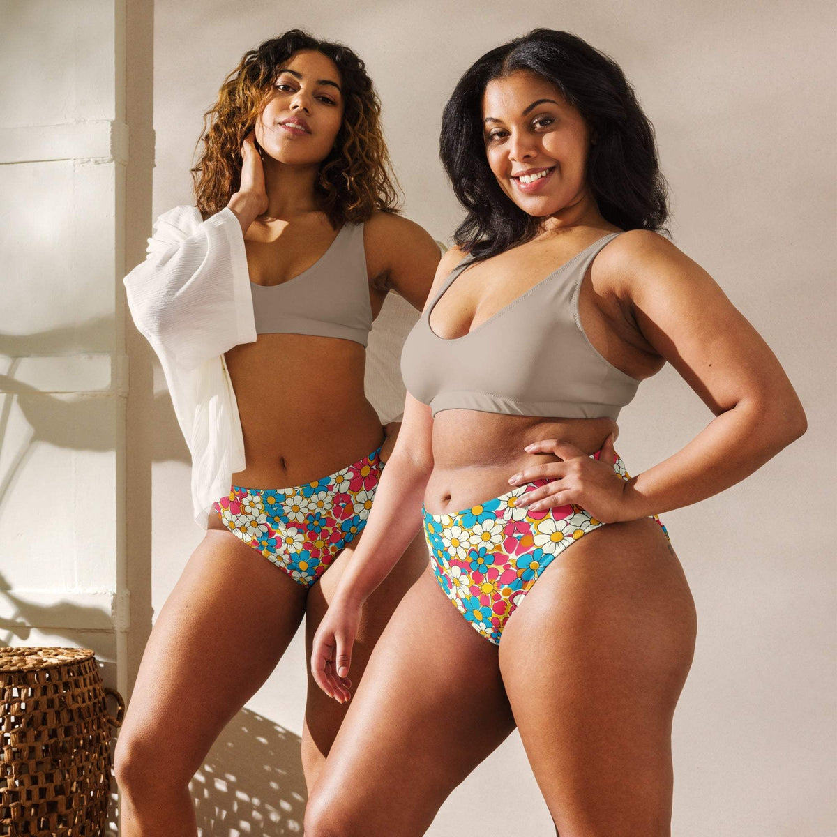 Baha Ranch Yeehaw Flower Child Retro Bikini Bottom - Baha Ranch Western Wear - Flyclothing LLC