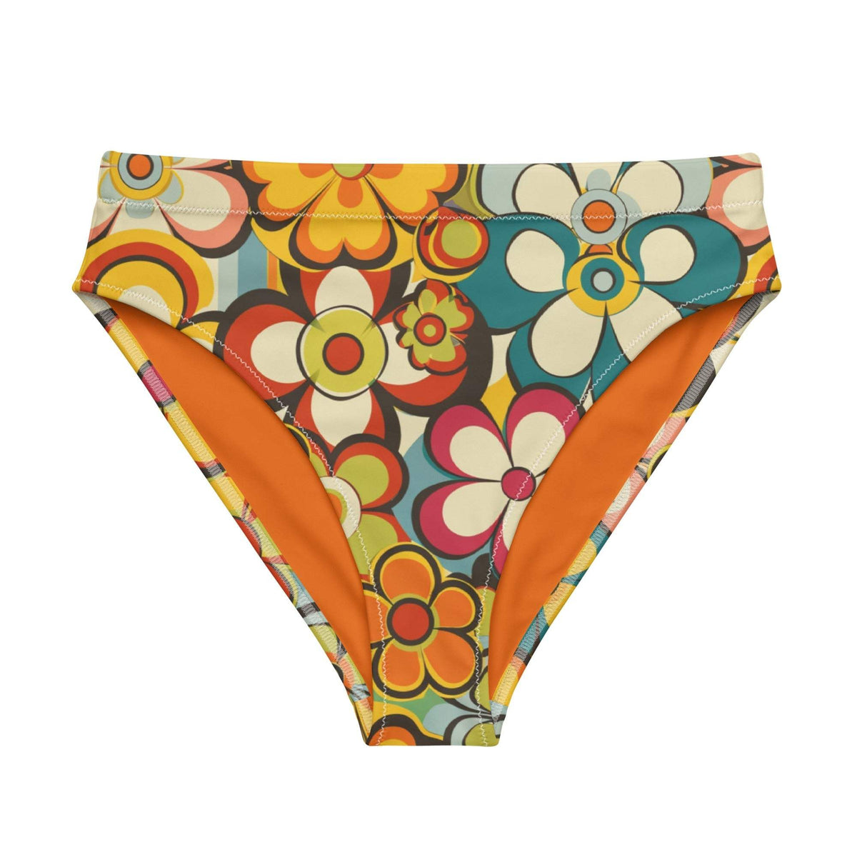 Baha Ranch Yeehaw Woodstock Retro Floral Bikini Bottom - Baha Ranch Western Wear - Flyclothing LLC