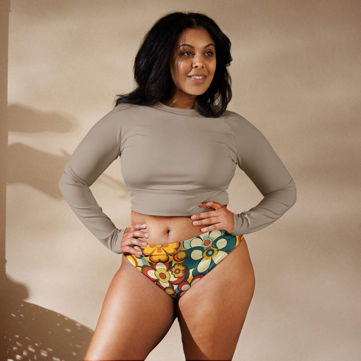 Baha Ranch Yeehaw Woodstock Retro Floral Bikini Bottom - Baha Ranch Western Wear - Flyclothing LLC