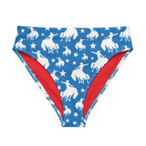 Baha Ranch Yeehaw Blue Rodeo Cowboy Bikini Bottom