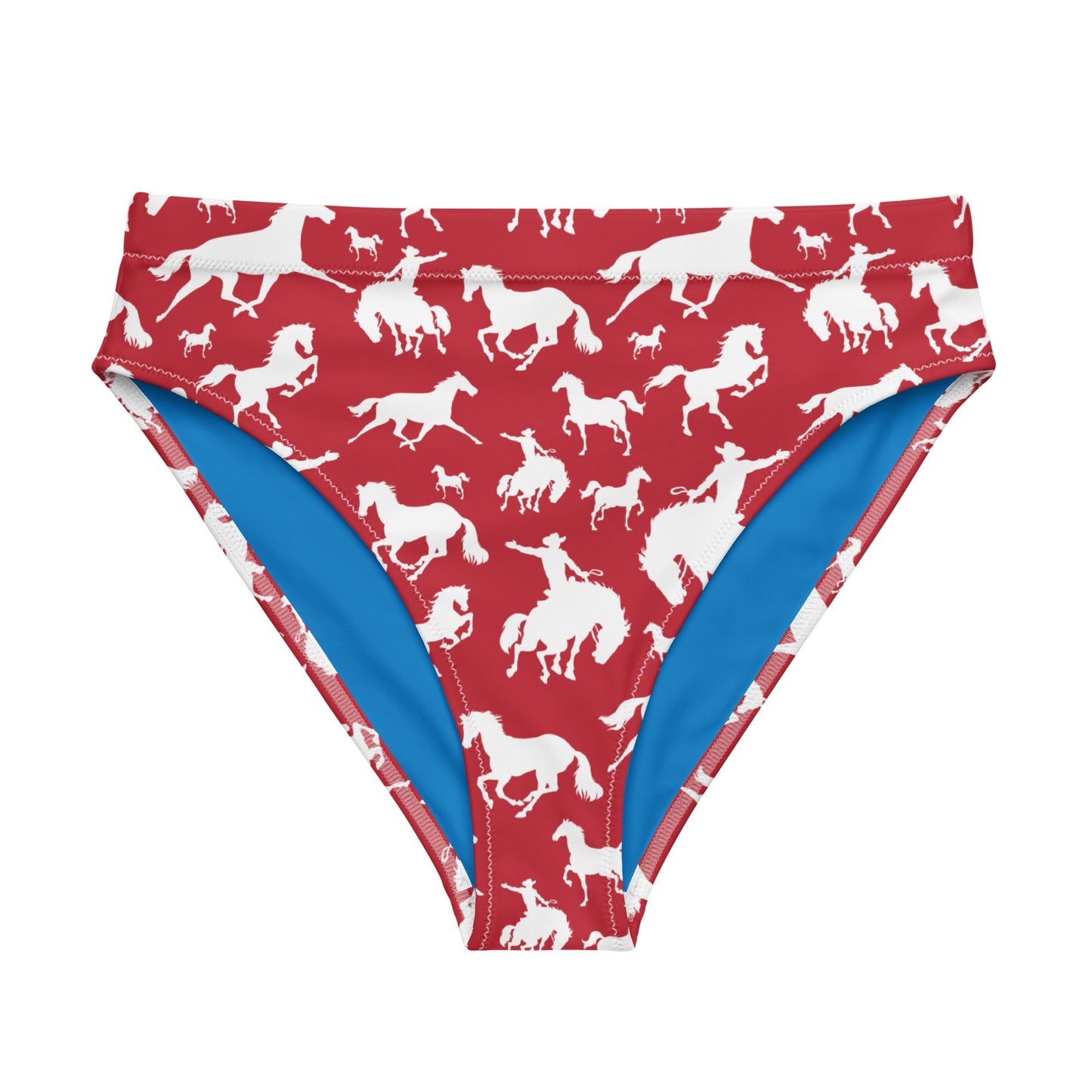 Baha Ranch Yeehaw Red Rodeo Cowboy Bikini Bottom