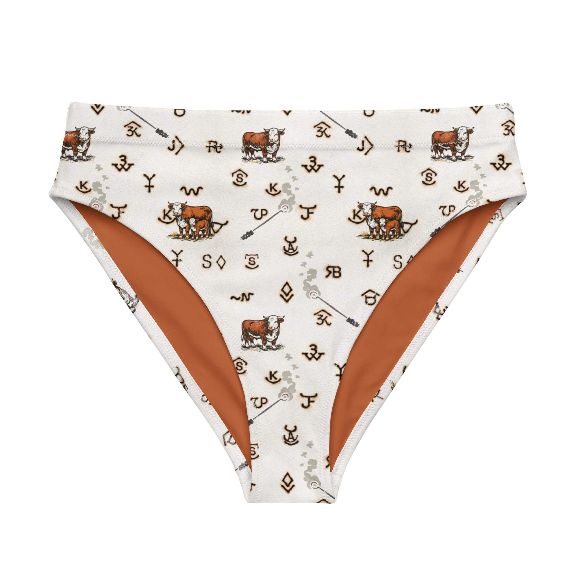 Baha Ranch Yeehaw Hereford Brands Bikini Bottom - Baha Ranch Western Wear - Flyclothing LLC