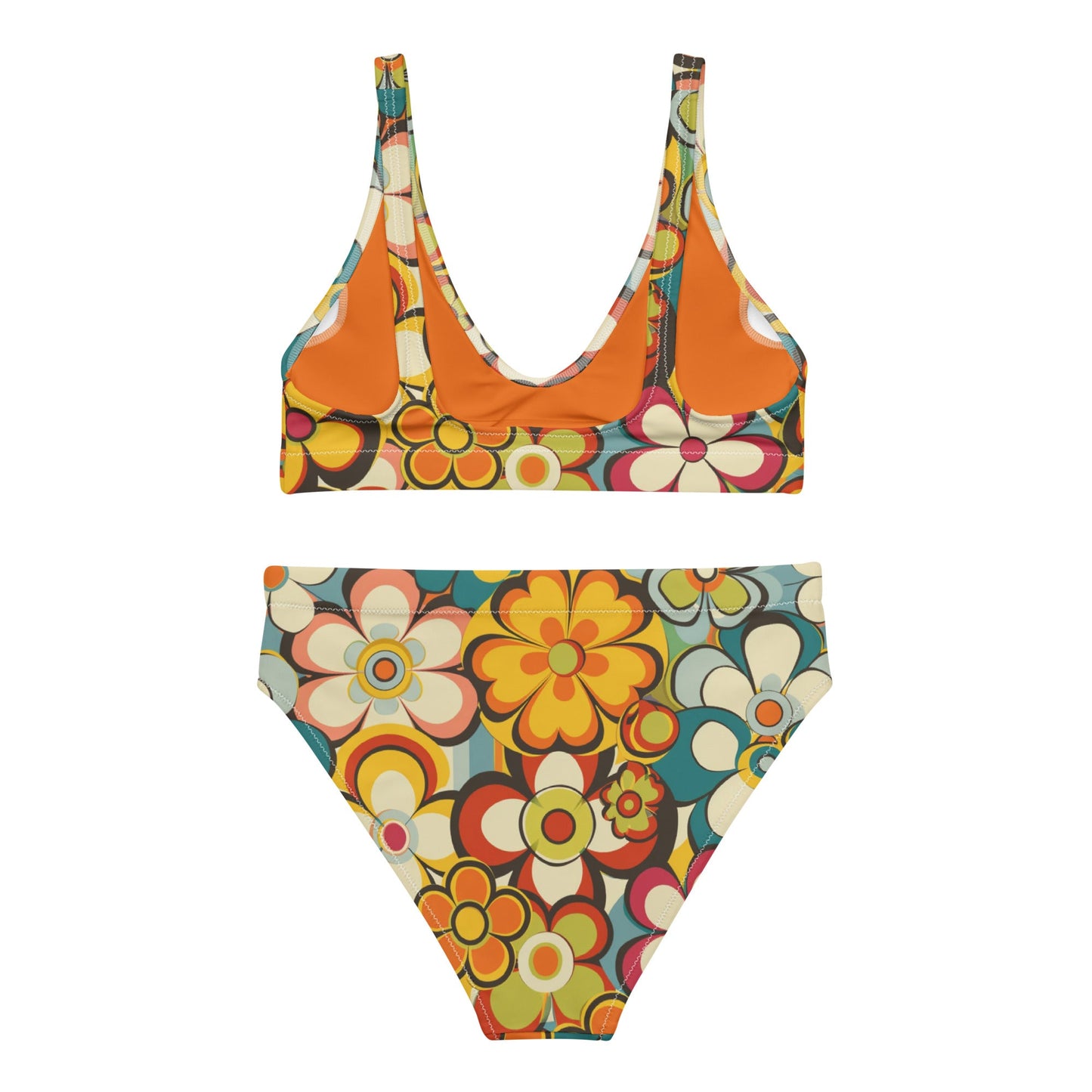 Baha Ranch Yeehaw Woodstock Retro Floral Bikini