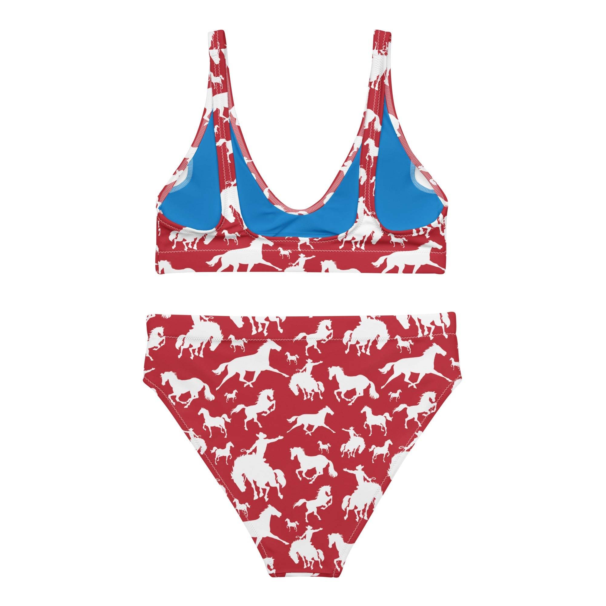 Baha Ranch Yeehaw Red Rodeo Cowboy Bikini - Baha Ranch Western Wear - Flyclothing LLC