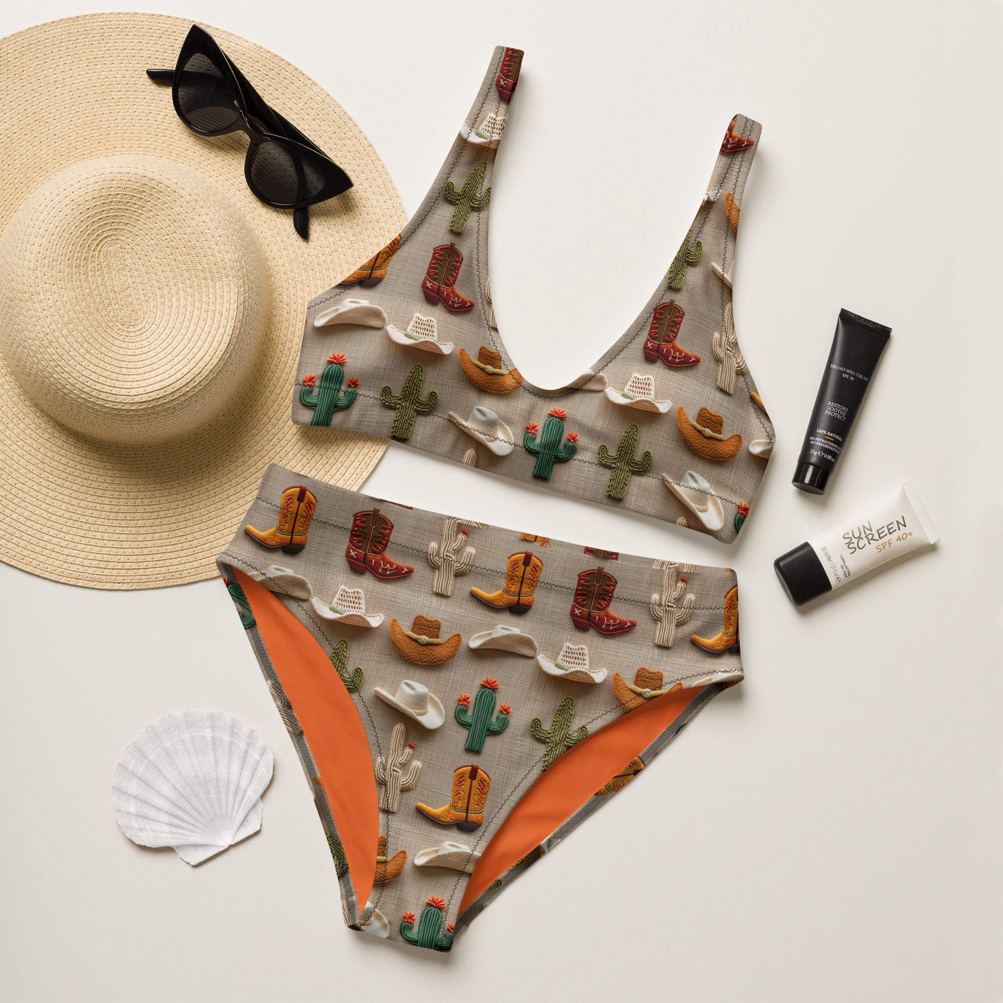 Baha Ranch Yeehaw Boots Cactus Hats Bikini - Baha Ranch Western Wear - Flyclothing LLC