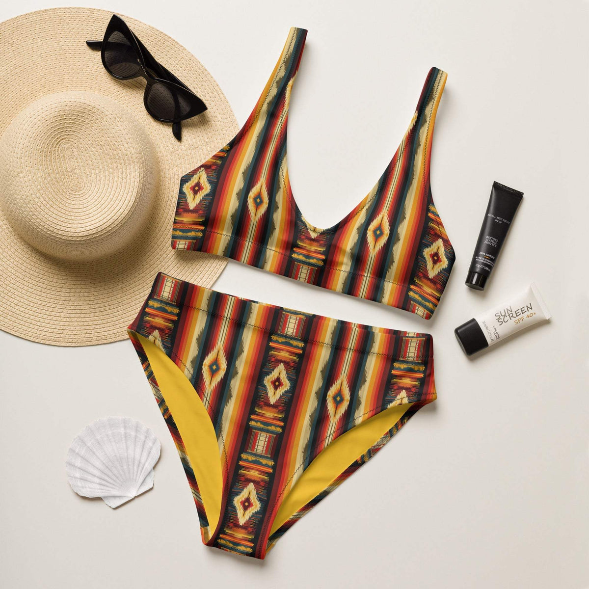 Baha Ranch Yeehaw Santa Fe Serape Bikini - Baha Ranch Western Wear - Flyclothing LLC