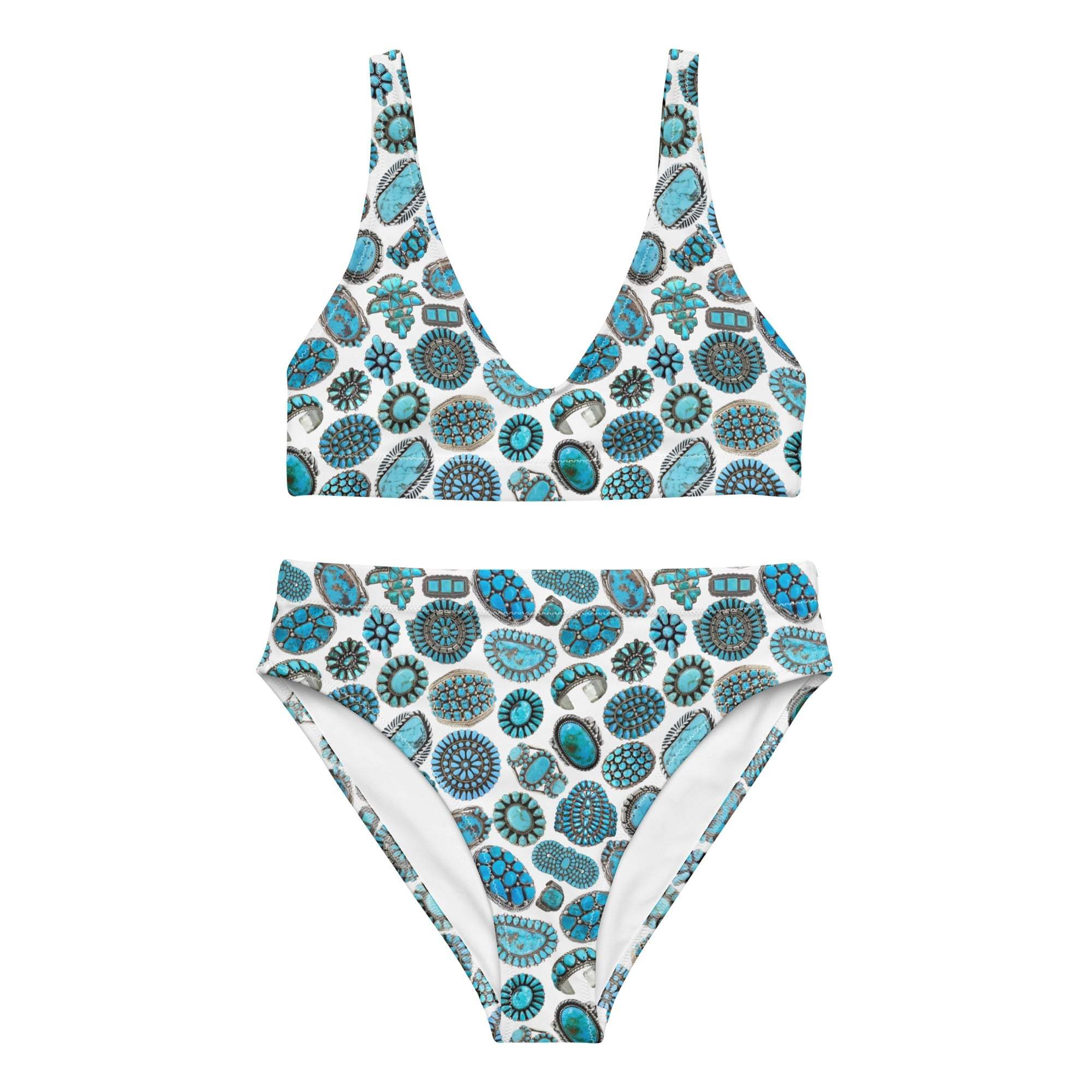 Baha Ranch Yeehaw Turquoise Crazy Bikini - Baha Ranch Western Wear - Flyclothing LLC