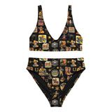 Baha Ranch Yeehaw Vintage Cowboy Collage Bikini - Baha Ranch Western Wear - Flyclothing LLC