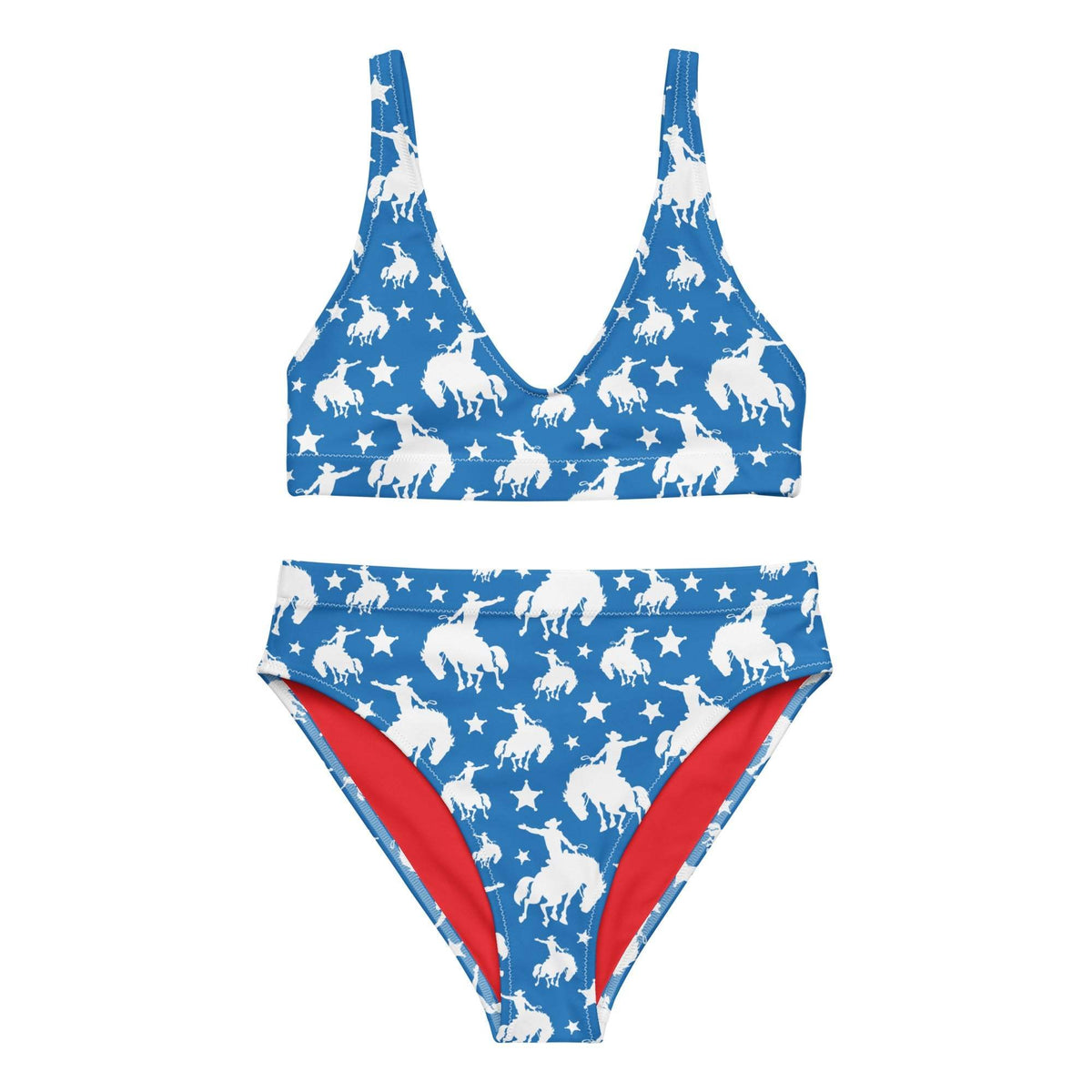 Baha Ranch Yeehaw Blue Rodeo Cowboy Bikini - Baha Ranch Western Wear - Flyclothing LLC