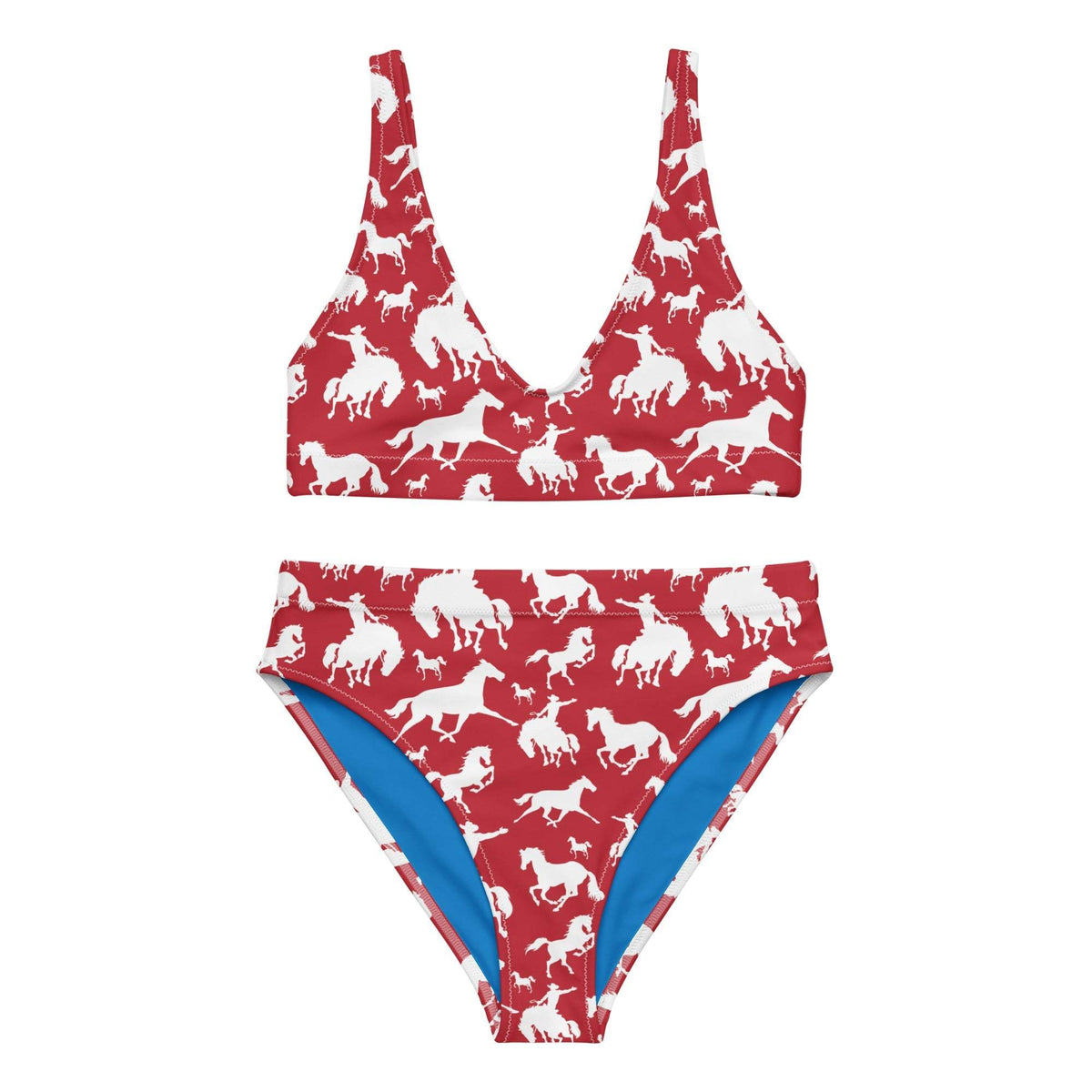 Baha Ranch Yeehaw Red Rodeo Cowboy Bikini - Baha Ranch Western Wear - Flyclothing LLC