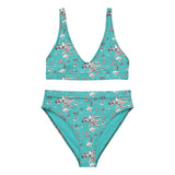 Baha Ranch Yeehaw Turquoise Rhinestone Cowgirl Turquoise Bikini