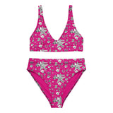 Baha Ranch Yeehaw Magenta Rhinestone Cowgirl Turquoise Bikini