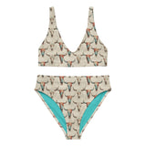 Baha Ranch Yeehaw Bullhead Skulls Bikini