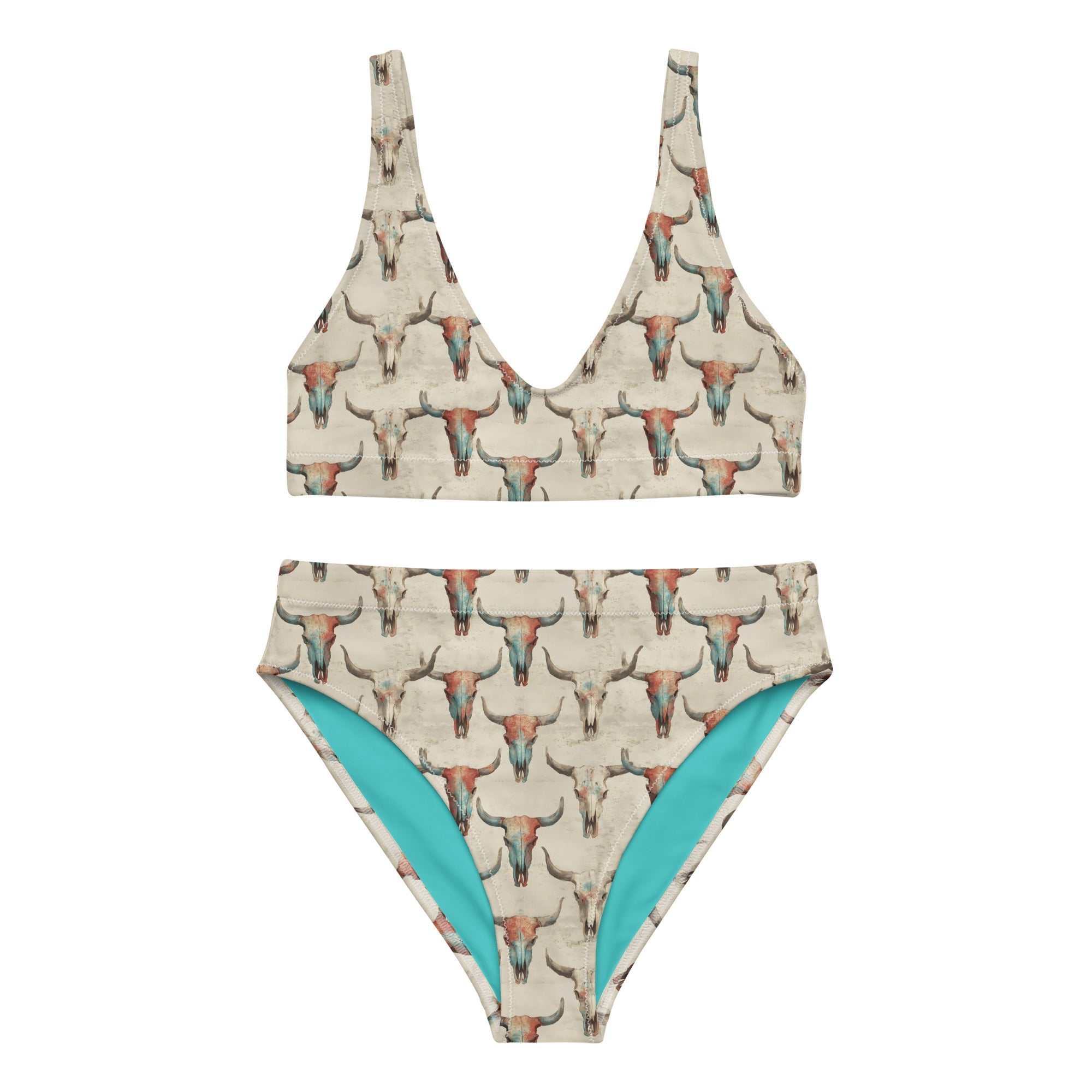 Baha Ranch Yeehaw Bullhead Skulls Bikini