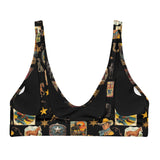 Baha Ranch Yeehaw Vintage Cowboy Collage Bikini Top - Baha Ranch Western Wear - Flyclothing LLC