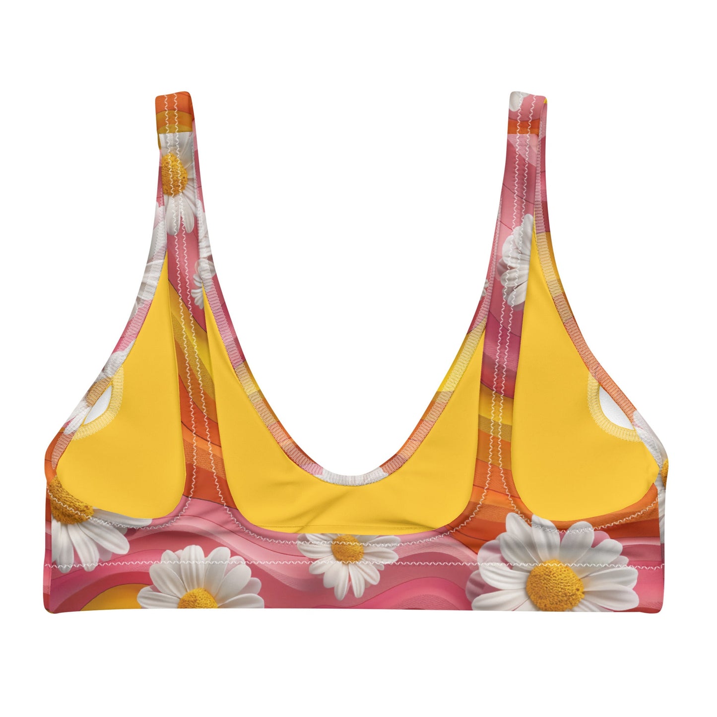 Baha Ranch Yeehaw Groovy Floral Bikini Top