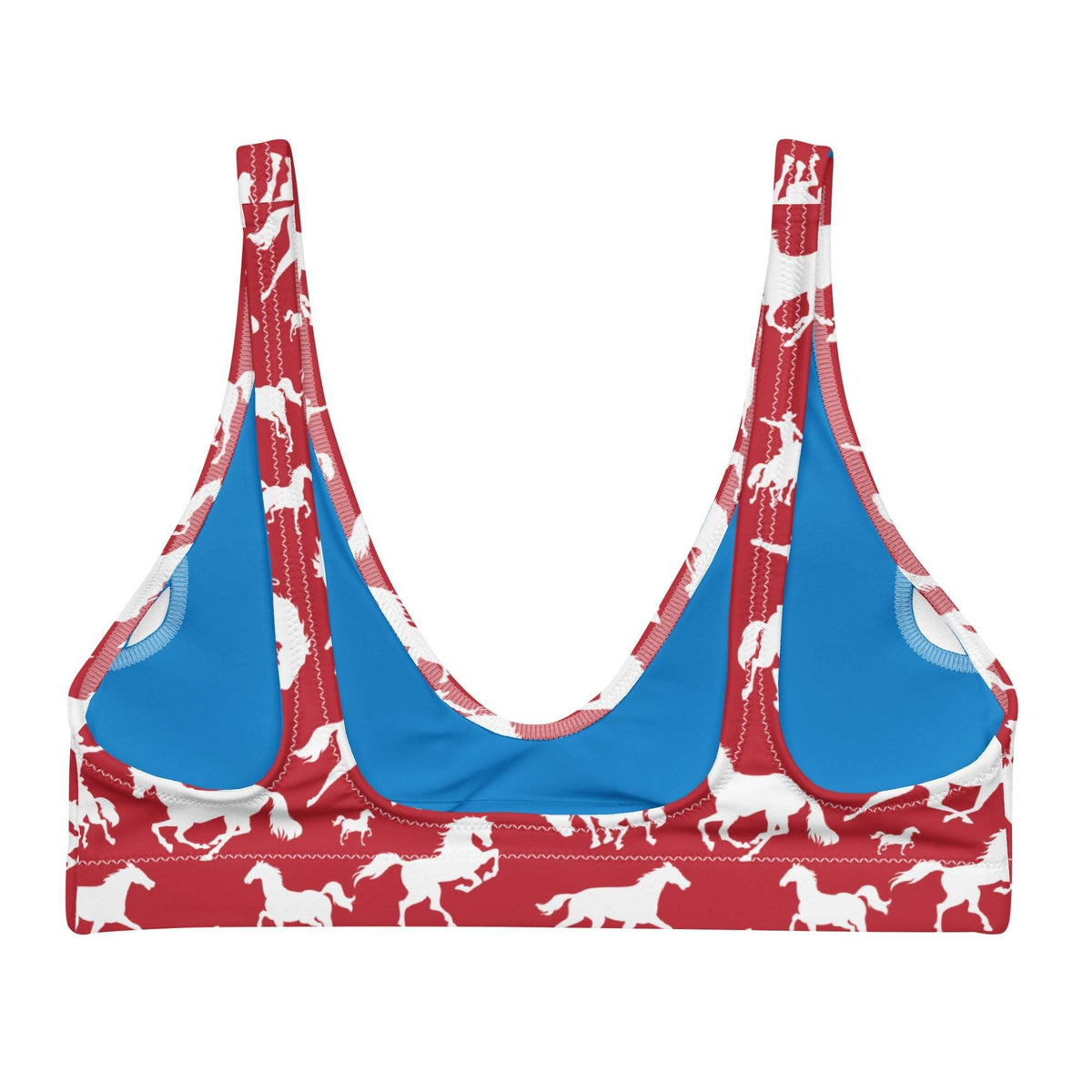 Baha Ranch Yeehaw Red Rodeo Cowboy Bikini Top - Baha Ranch Western Wear - Flyclothing LLC