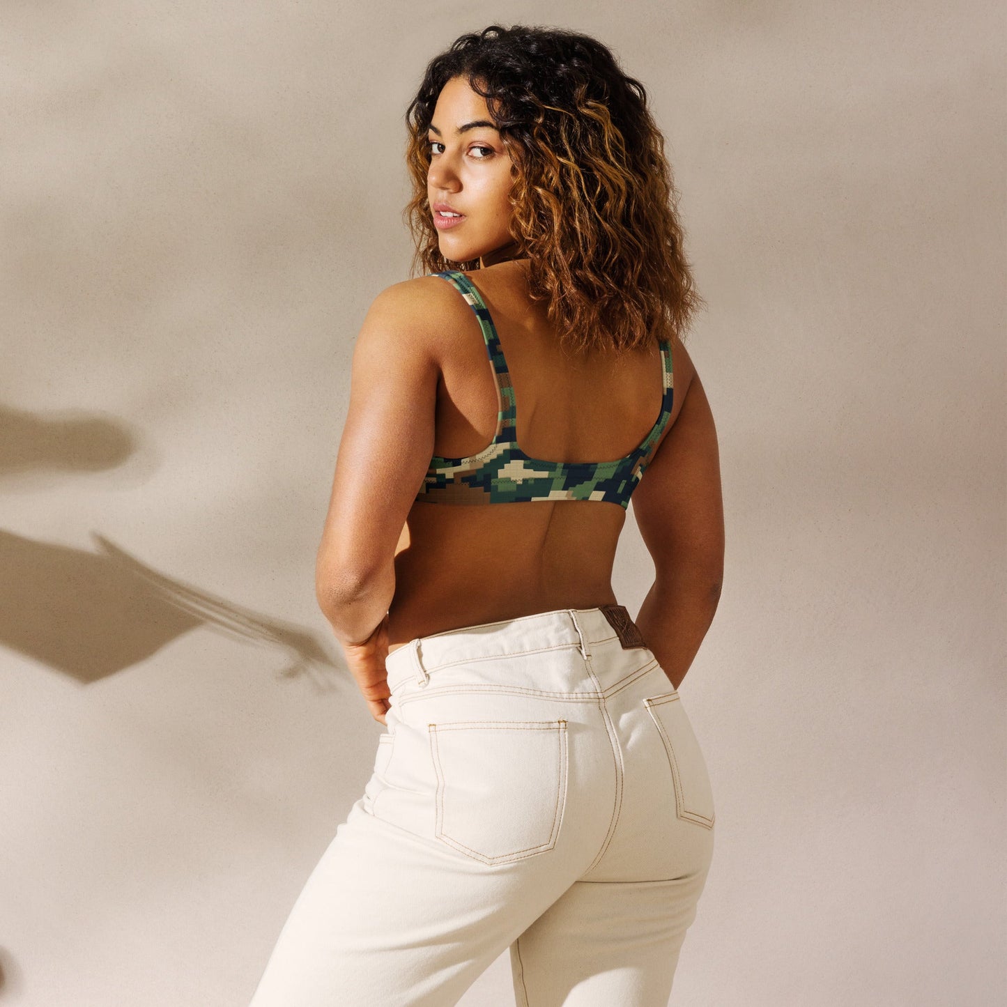 Baha Ranch Yeehaw Digital Camo Bikini Top
