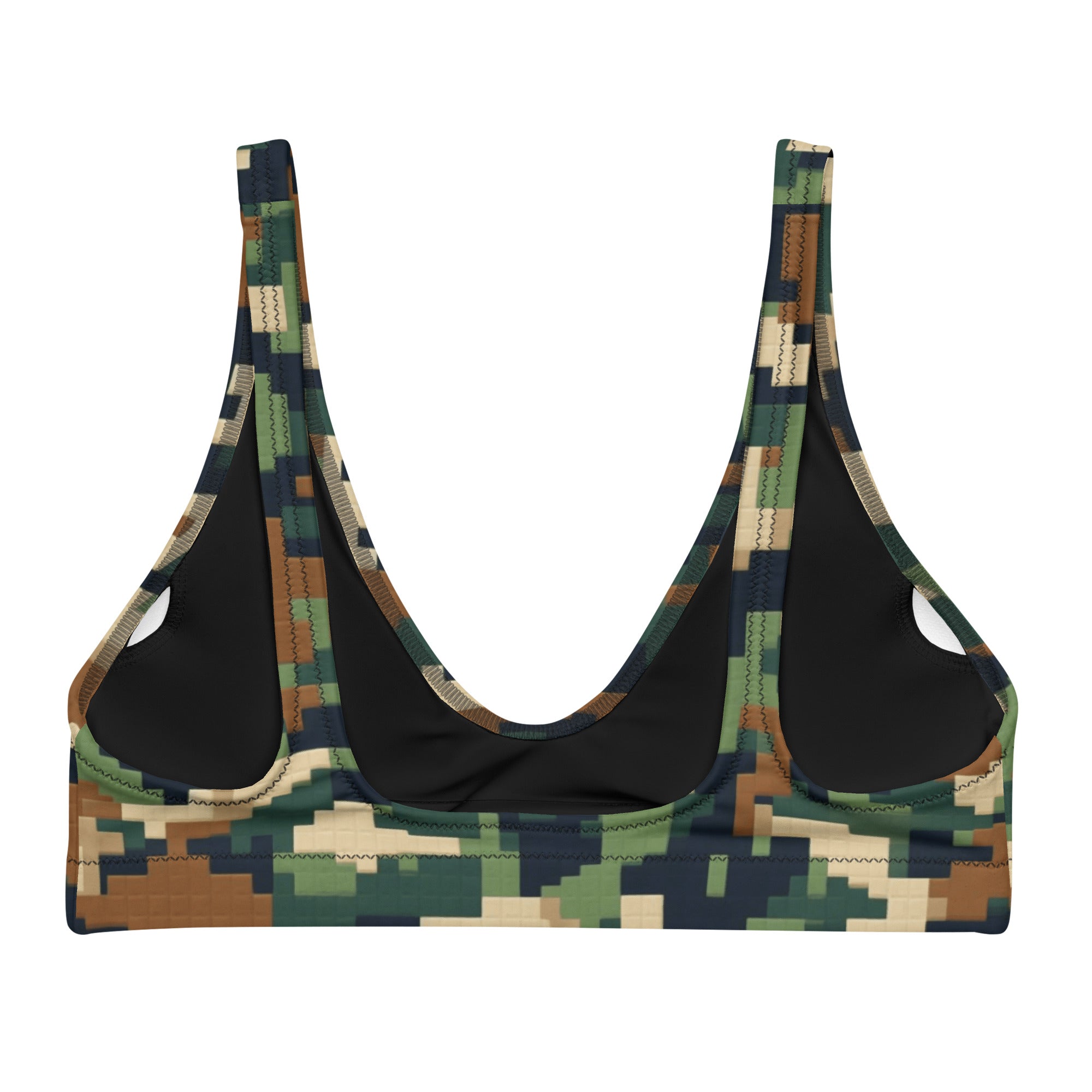 Baha Ranch Yeehaw Digital Camo Bikini Top