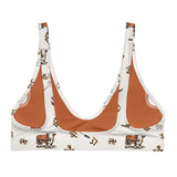 Baha Ranch Yeehaw Hereford Brands Bikini Top